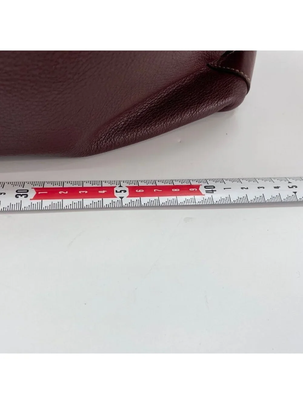 Gucci Tote Plate Burgundy